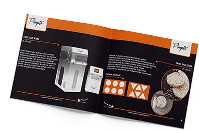 Pinyata Gıda Makinaları | Çikolata Üretim Hatları, Çikolata Kalıplama, Bar & Kek Gofret Hatları, Rice Cake, Soğutma Tüneli ve Endüstriyel Gıda Makineleri